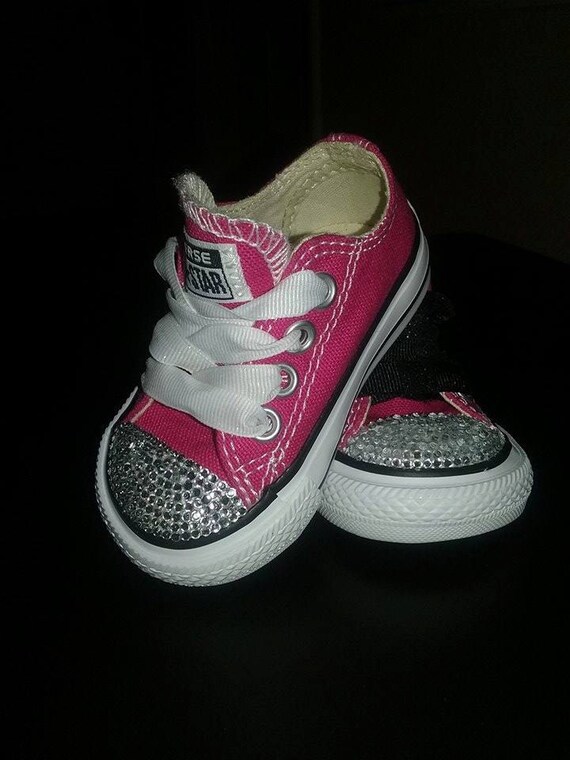 Bling Baby Converse Shoes by LaFaneDiamond on Etsy