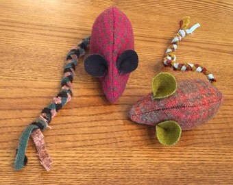 Wool Catnip Mouse Cat Toys