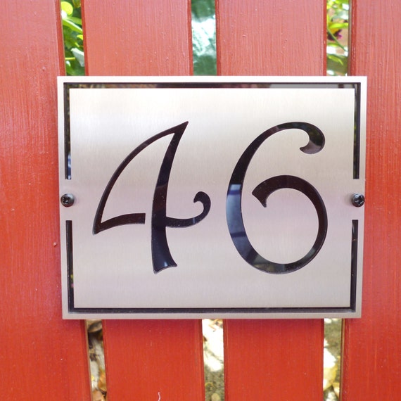  Decorative  House  Number  Plaque 