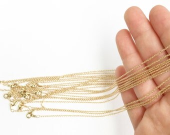 10 pcs DAINTY necklace chain, Brass Chain, Bar Chain, Gold Chain Mignon and Mignon Supply cyber monday 10CHND-G