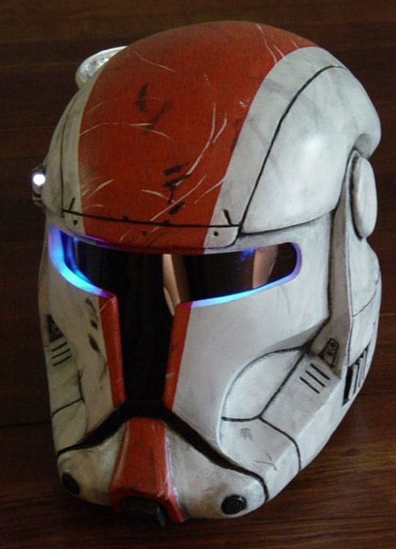 Star Wars commander helmet replica pttern to build your own