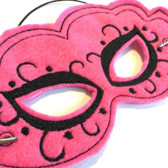Items similar to Whimsical masquerade mask dress up cosplay kid