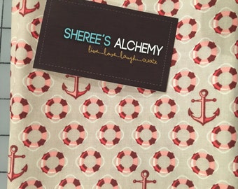 FQ Tula Pink Salt Water Coral Floaties and Sinkers cotton fabric oop from shereesalchemy