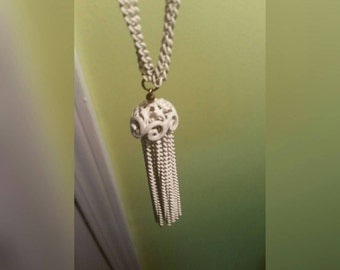 Elegant Monet Vintage Fringe Necklace