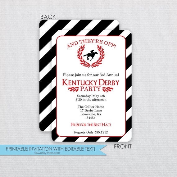 Kentucky Derby Invitations 2017 6