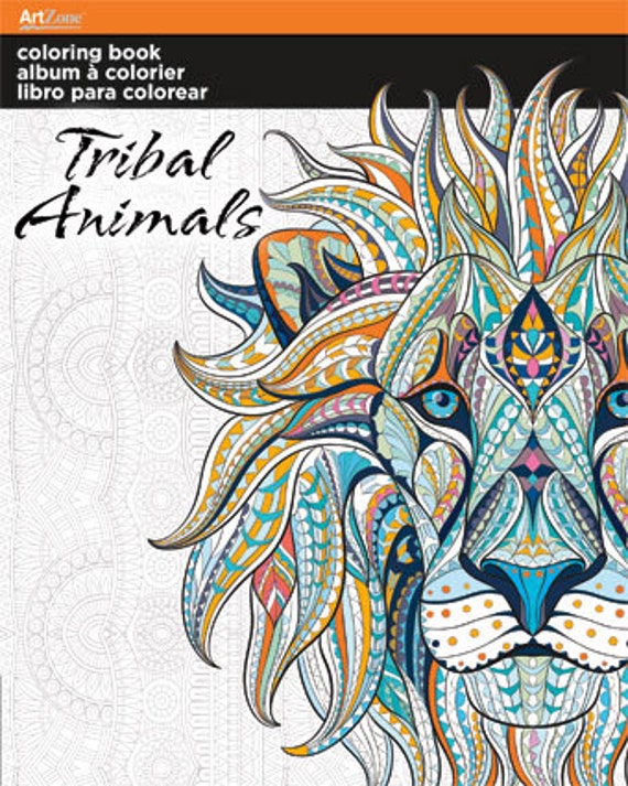 Tribal Animals Coloring Book Animals Colouring Book Art