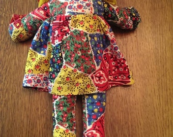 patchwork rag doll