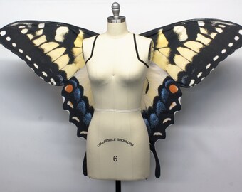 Large Swallowtail Butterfly Wings Costume, Butterfly Halloween Costume Eastern Tiger Swallowtail festival fashion