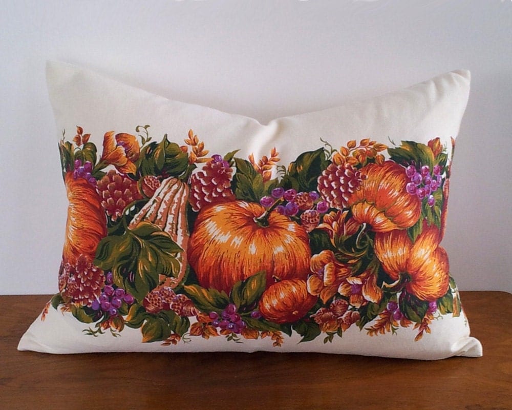 Fall Harvest Pillows Fall Throw Pillow Cover by PillowThrowDecor