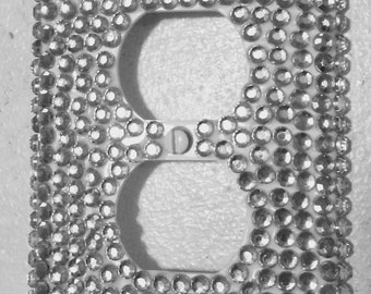 Bling Rhinestone embellished switch Plate Cover