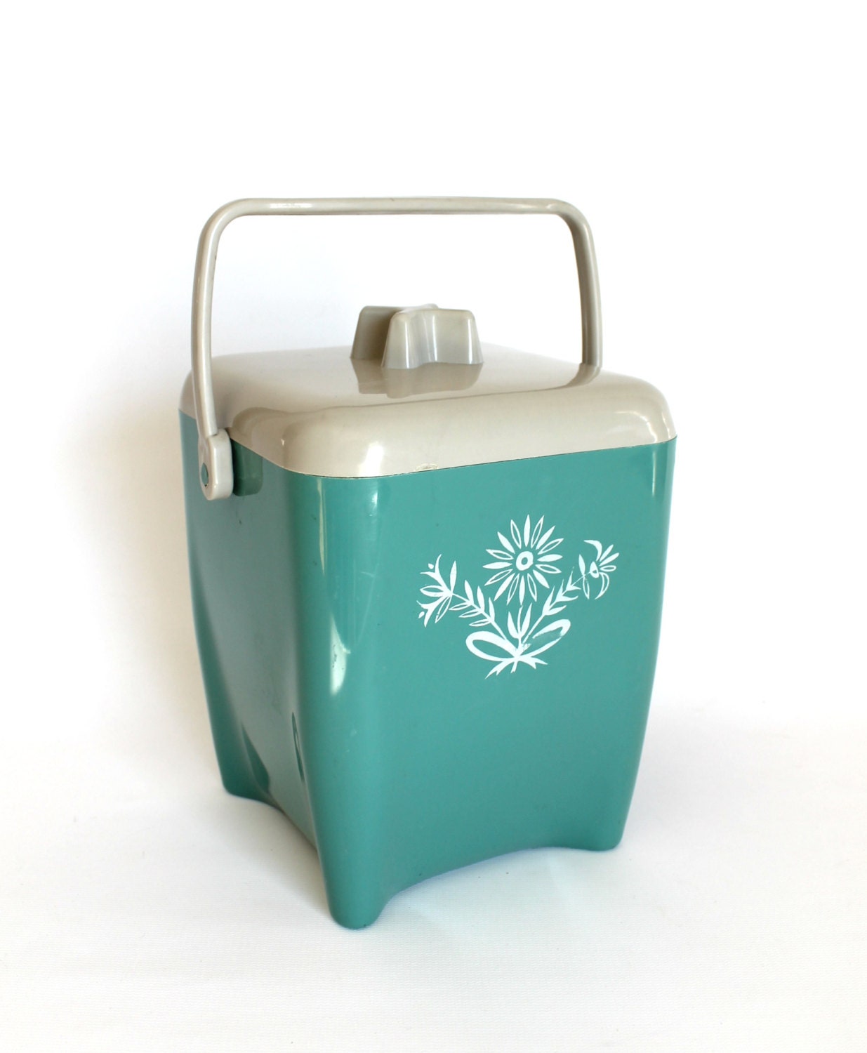 Vintage Plastic Ice Bucket Mid Century Haute Juice