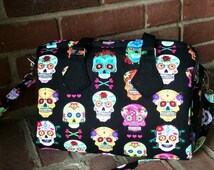 Unique sugar skull pattern related items | Etsy