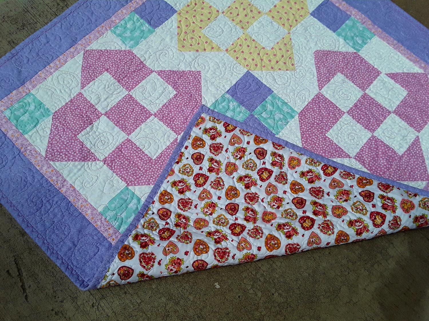 Baby Shower Gift Baby Quilt Newborn Blanket Handmade Baby