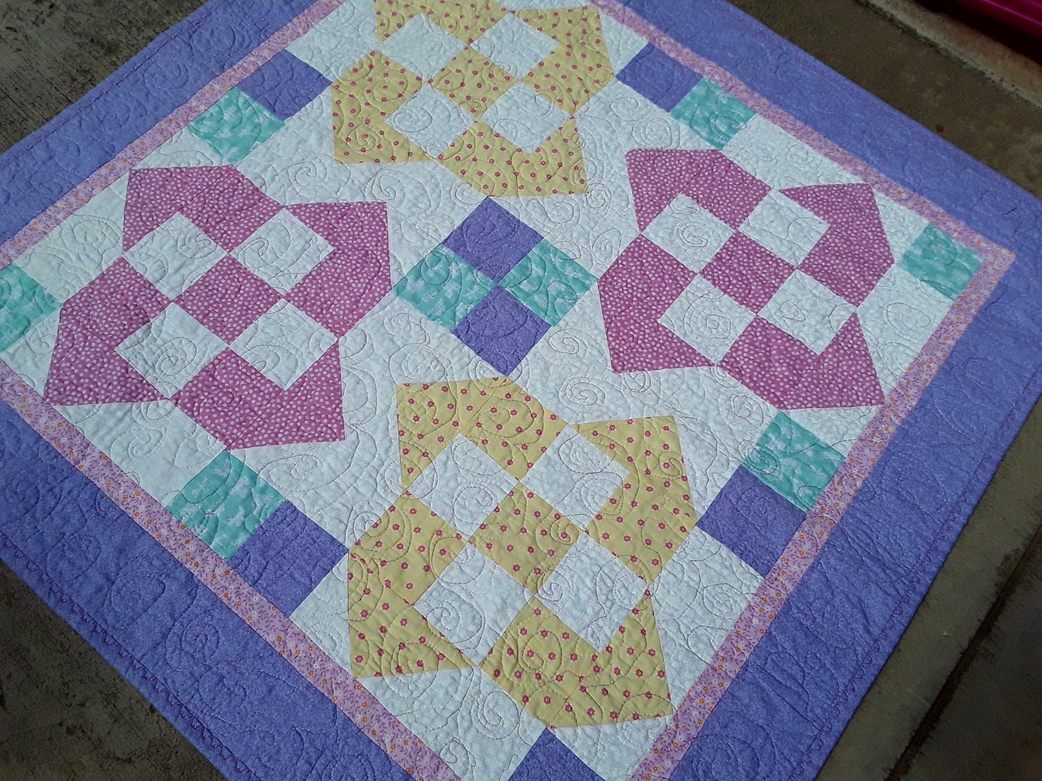 Baby Shower Gift Baby Quilt Newborn Blanket Handmade Baby