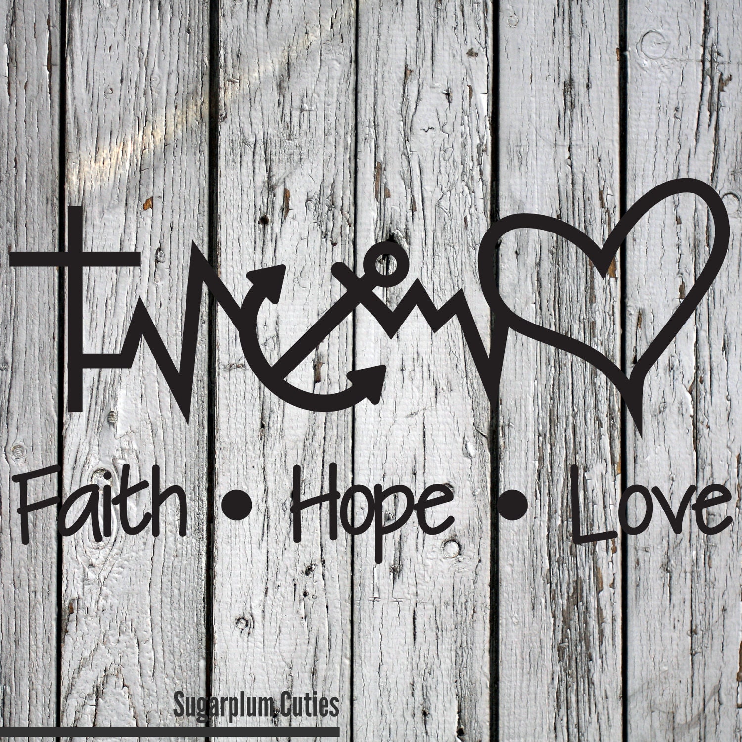 Download SVG PNG DXF Cut File Faith Hope Love by MySugarplumCuties ...