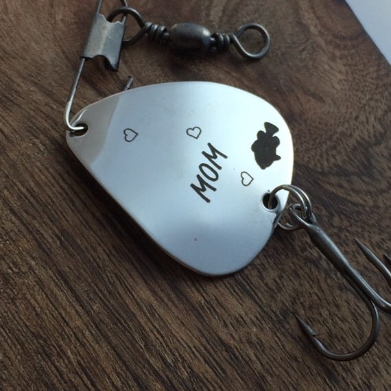 Mothers Day Gift Mothers Day Fishing Lure by sierrametaldesign