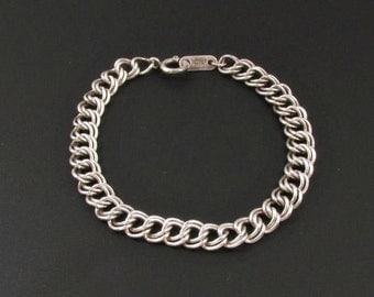 Sterling Silver Charm Bracelet, Sterling Silver Chain Bracelet, Silver Chain Bracelet, Silver Charm Bracelet
