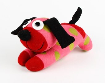 Toddler Christmas Gift Handmade Sock Dog Stuffed Animal Doll Baby Toys