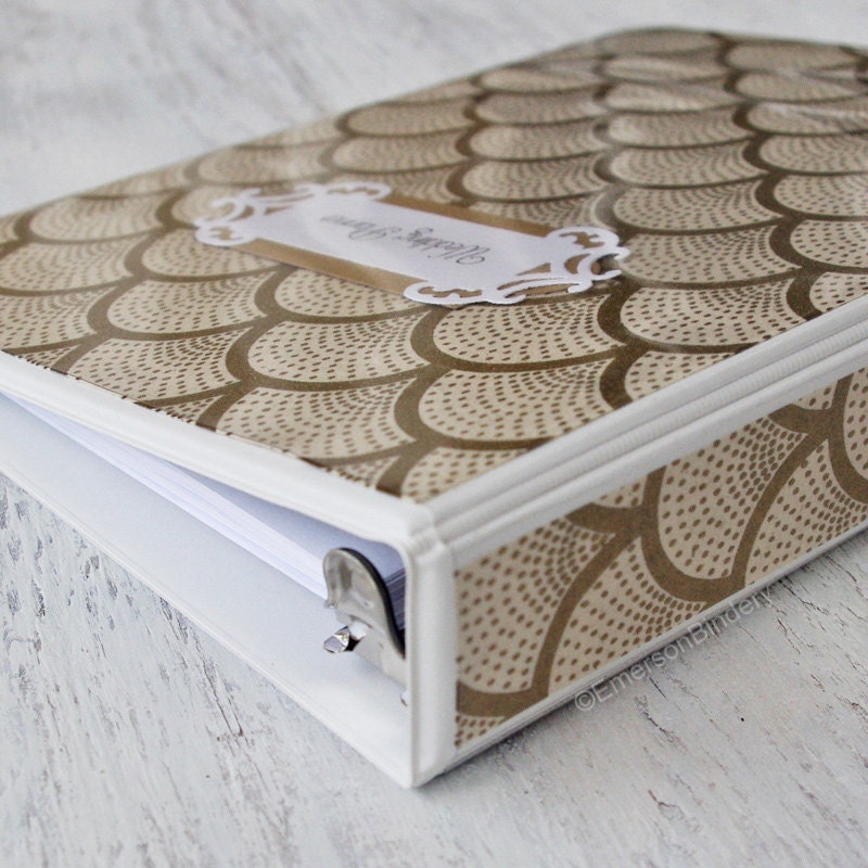 Wedding Planner Book Wedding Binder Organizer by EmersonBindery