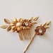 Giselle comb and pin set, style 507