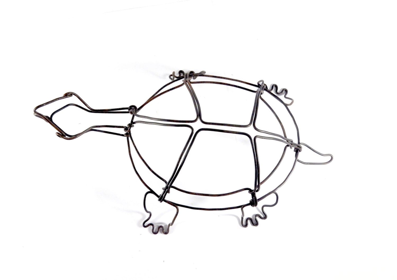 Turtle Wire Sculpture Wire Art Minimal Wire by WiredbyBud on Etsy