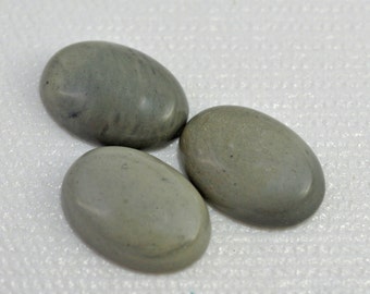 Gray jasper cabochon, 18x13mm - #1810
