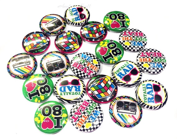 Love the 80s 1 Buttons 80s Theme I Love the 80s 80s