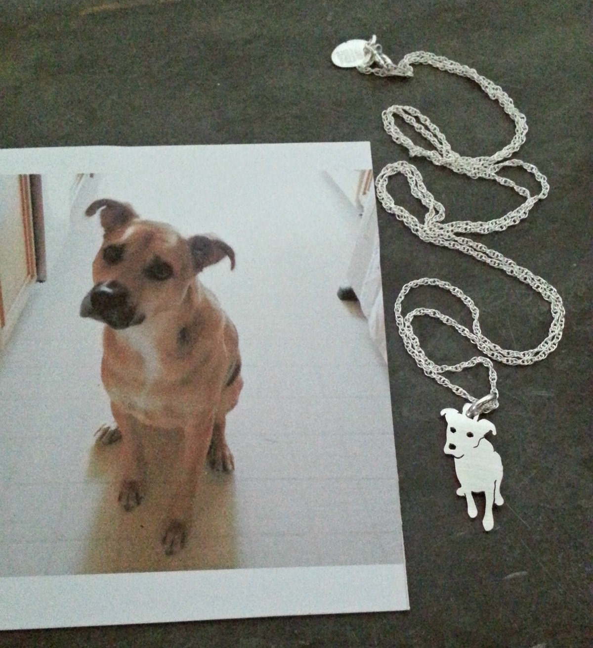 Custom Dog Necklace Your Pet TaGette Pendant Sterling Silver