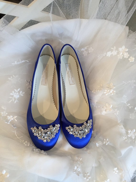 Sapphire Blue Flats Royal Blue Wedding Shoes Wedding Shoes