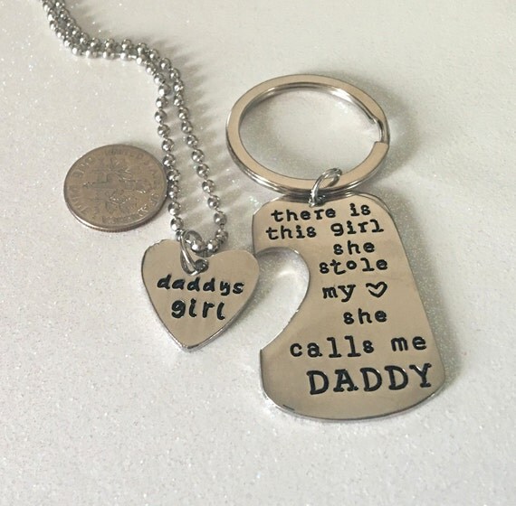 1 Daddy Daughter Key Chain and Pendant Daddy's Girl