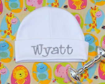 Baby Boy Hat Personalized Baby Boy Hat Newborn Baby Boy Hat Newborn Hat Baby Boy Clothes Infant Hat Baby Boy Beanie