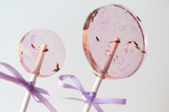 Lavender Lollipops 8 pieces 2 sizes Il_570xn