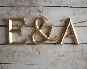 Ampersand Wall Decor gold wall decor | etsy Ampersand Wall Decor gold wall decor | etsy