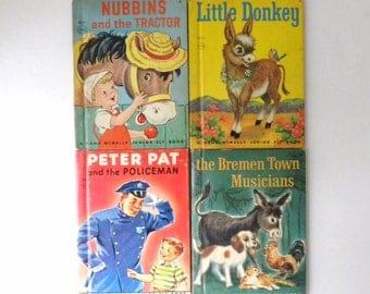 Vintage Rand McNally Junior Elf Book Children's Books
