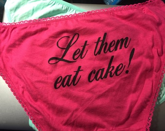 Let them eat cake! Marie Antoinette single panty
