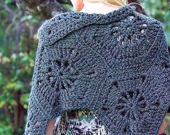 Crochet Pattern / Crochet Cover Up Pattern / Crochet Shrug Pattern / Crochet Bolero Pattern / PDF Pattern / Instant Download
