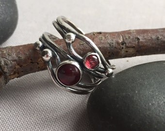 Unique handcrafted Silver Copper and Gemstone Jewelry by mese9