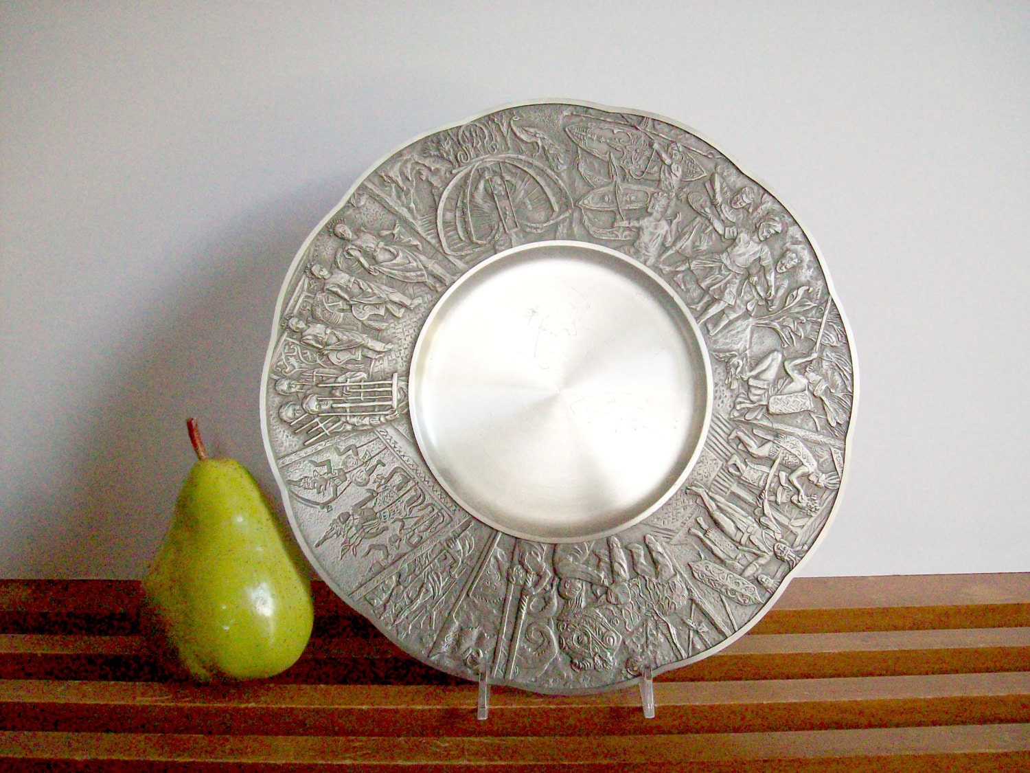 Royal Selangor Pewter Ornamental Plate Decorative Pewter