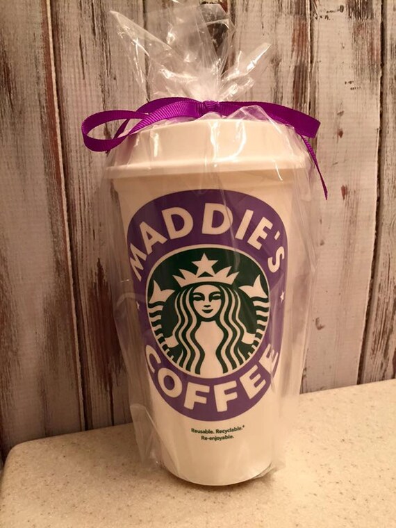 Teacher's Gift Personalized Starbucks Cup by