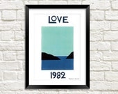 Amor 1982, 1989 Pósters: YSL ART LIRT TODOS DE PARED