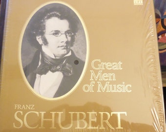 SALE Schubert TimeLife Great Men of Music, vinyl records, classical music, Death and the Maiden, Julliard Quartet, Seiji Ozawa,Charles Munch