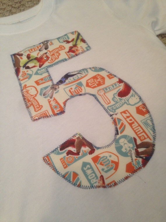 zootopia birthday shirt
