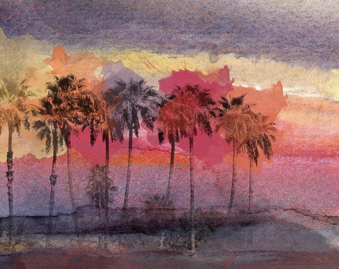 California Sunset . Canvas Print by Irena Orlov 48" x 20"