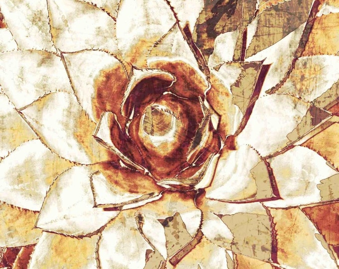 Succulent Blossom. Canvas Print by Irena Orlov 30x30"