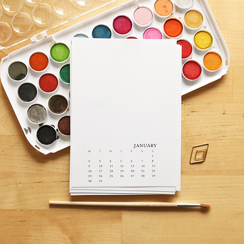 2017 Printable Calendar 5x7 2017 Printable Calendar 5x7