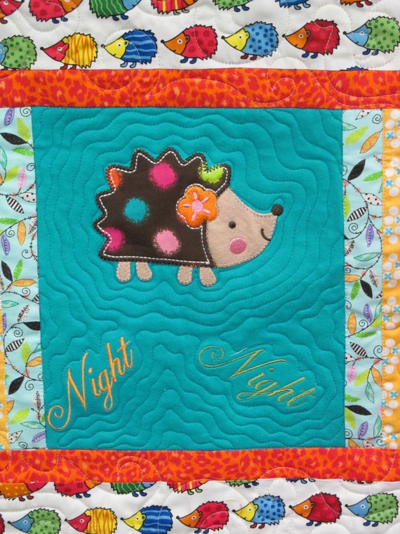 HedgeHog QuiltOOAKSuper Cute for the HedgeHog Lover