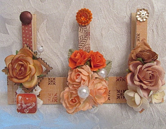 Altered Clothespins Embellishments 4 Scrapbook Albums