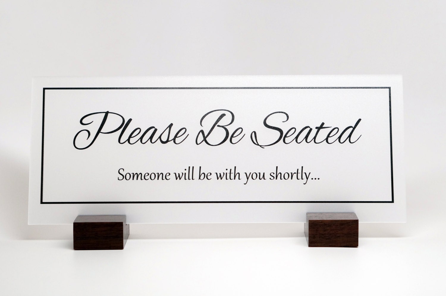 office welcome sign