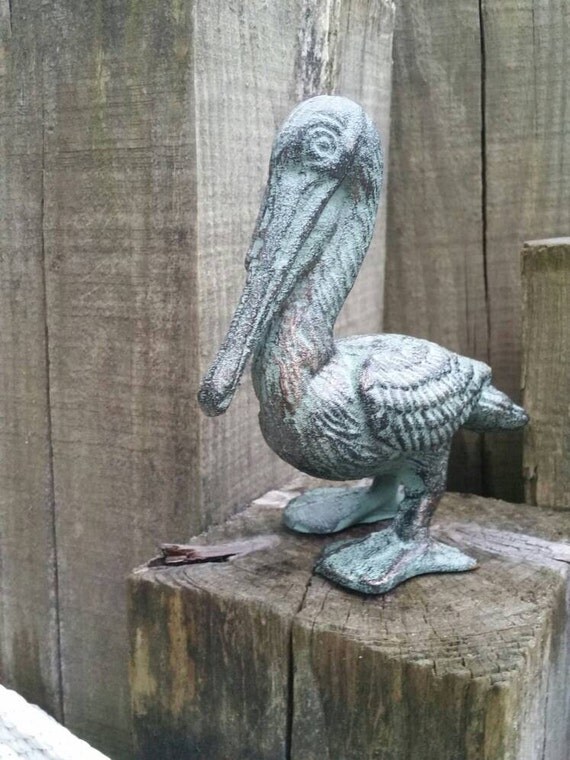 Cast Iron Pelican Pelican Statue Garden Decor Door Stop