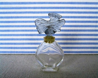 GUERLAIN PARURE Mini Perfume Bottle w Sculpture Stopper Vintage Collectible Miniature Perfume Bottle
